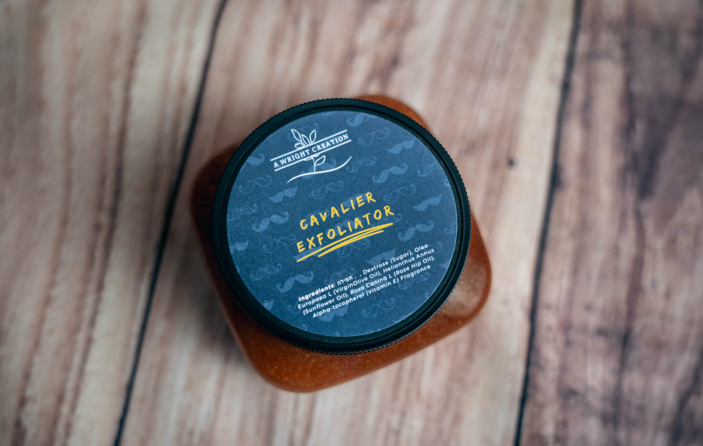 Cavalier - (Sandalwood / Burbon ) Exfoliator - Sugar Scrub