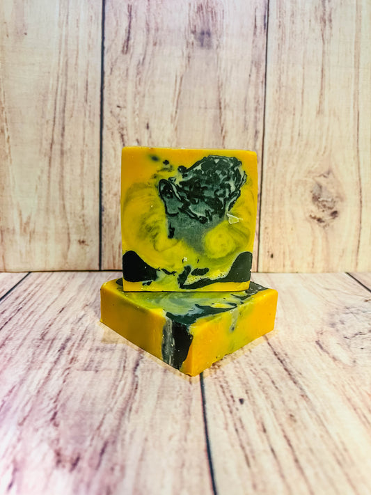 Activated Turmeric, Honey & Black Seed Face & Body Soap – Nourishing, Clarifying Cleanse