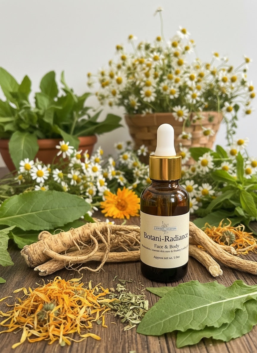 Botani-Radiance Botanical Body & Face Oil – For Skin Discoloration, Uneven Tone & Healthy-Looking Glow