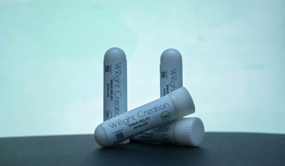 Breathe Easy Herbal Aromatherapy Inhaler – Natural Sinus & Seasonal Support | A Wright Creation