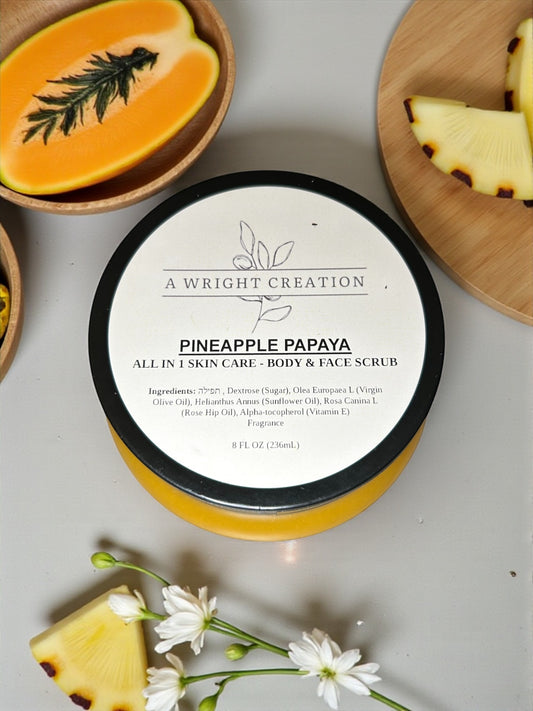 Pineapple Papaya Exfoliator - Body Sugar Scrub