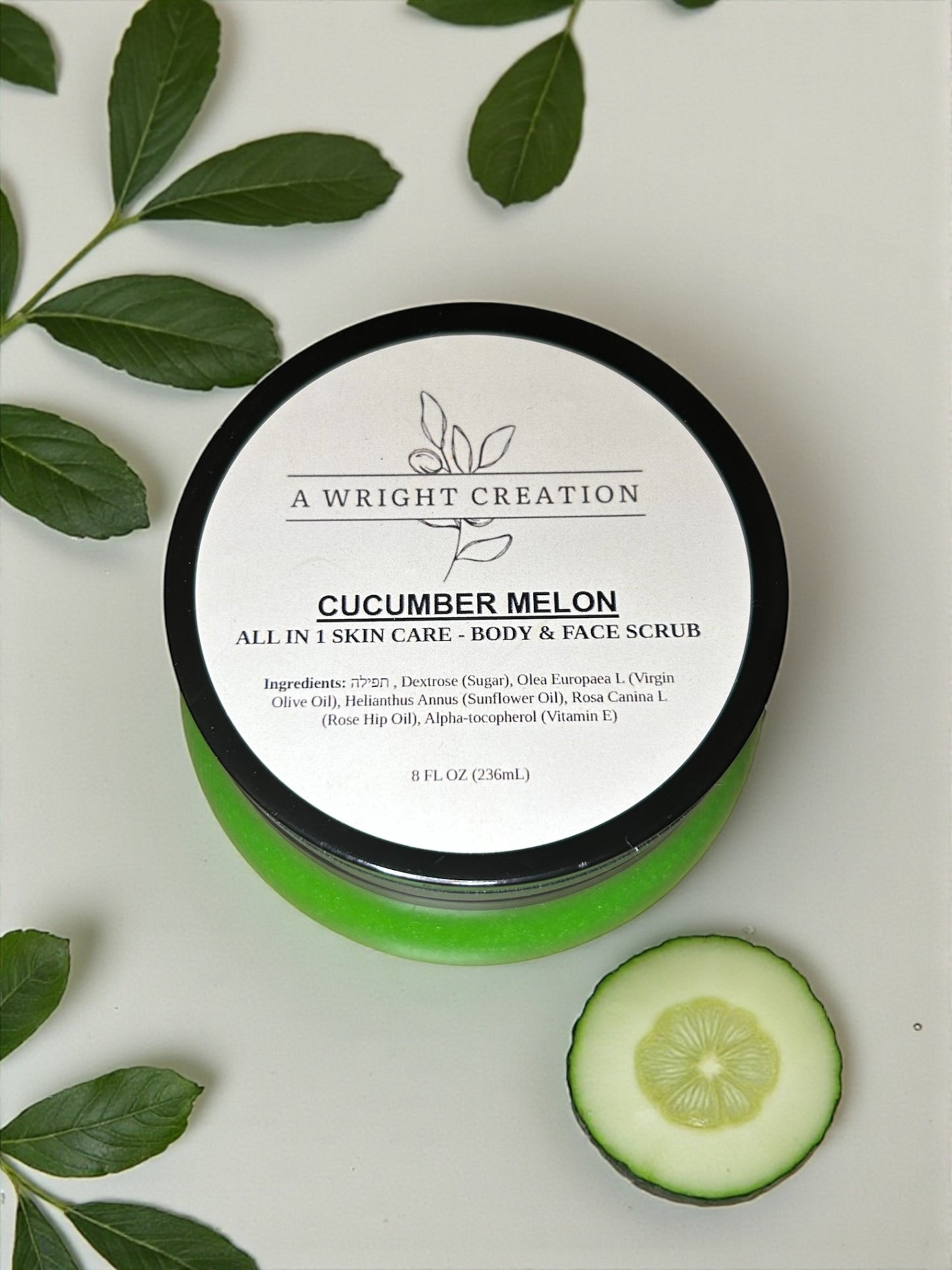 Cucumber Melon - Mega Moisture Body Sugar Scrub - Exfoliator
