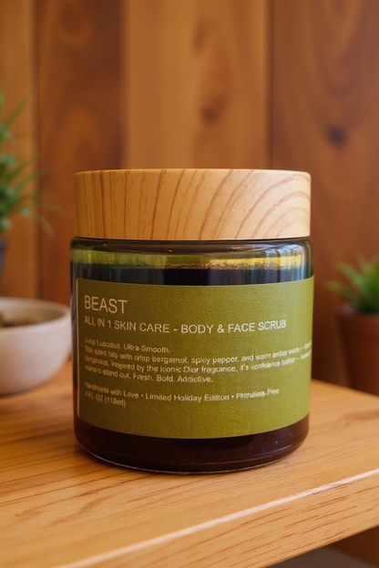 🔥 Beast — Holiday Limited Edition Mini Body Scrub (4 oz)