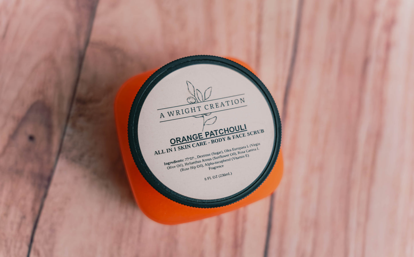 Orange Patchouli Exfoliator - Body Sugar Scrub