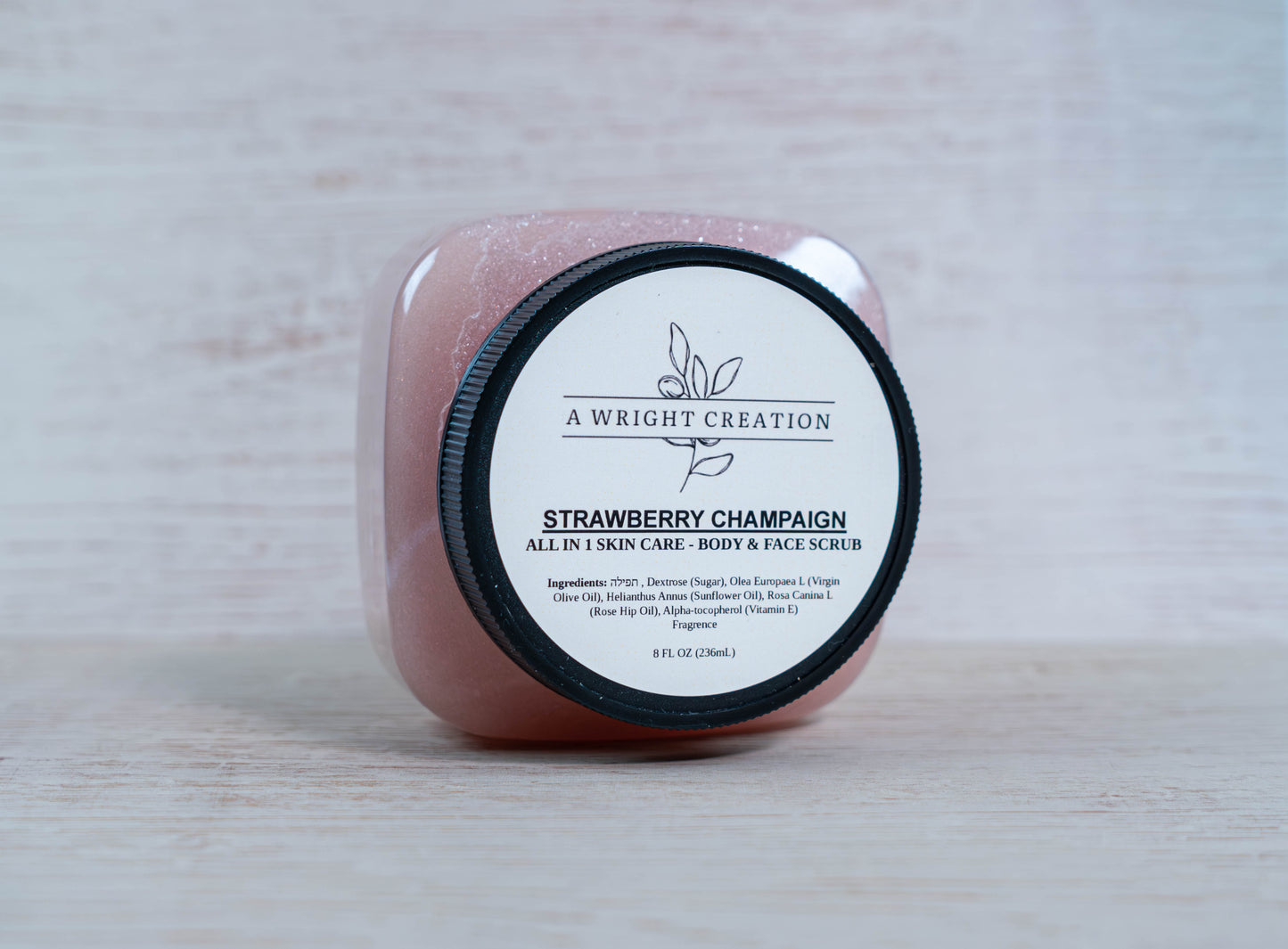 Strawberry Champagne Exfoliator - Sugar Scrub