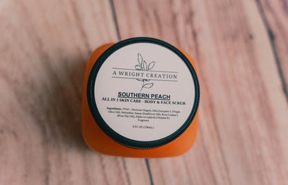 Southern Peach Exfoliator - Body Sugar Scrub