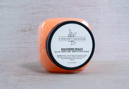 Southern Peach Exfoliator - Body Sugar Scrub