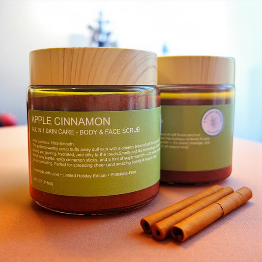 🍎 Apple Cinnamon — Holiday Mini Limited Edition Body Scrub (4 oz)