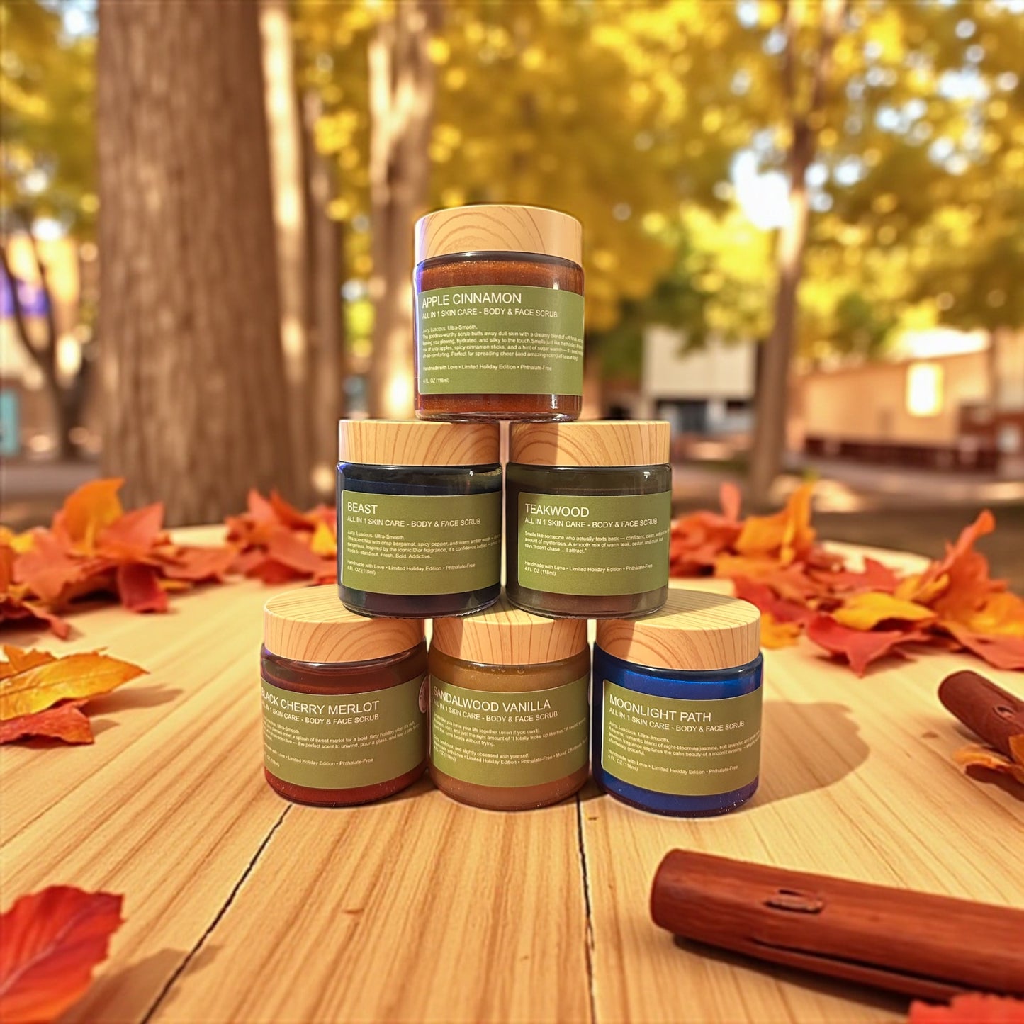 🕯️ Sandalwood Vanilla — Holiday Mini Limited Edition Body Scrub (4 oz)