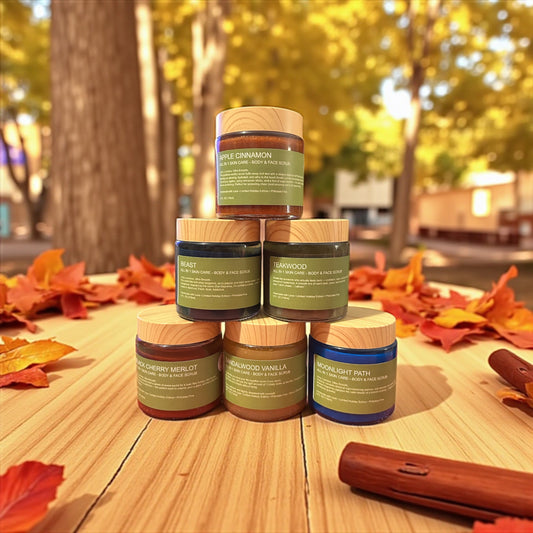 🕯️ Sandalwood Vanilla — Holiday Mini Limited Edition Body Scrub (4 oz)