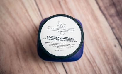 Lavender & Chamomile Exfoliator - Sugar Scrub