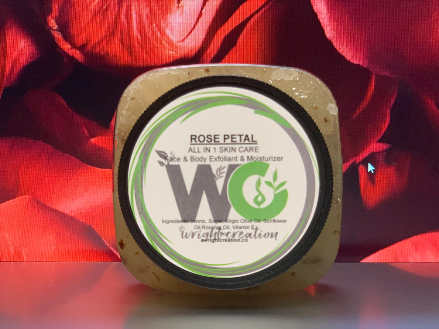 Rose Petal Exfoliator - Sugar Scrub