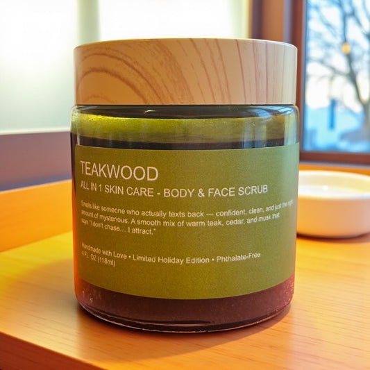 🤎 Teakwood — Holiday Limited Edition Mini Body Scrub (4 oz)