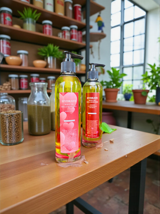 Natural His or Her Body Oil – Valentine Edition | Moisturizing Massage & Body Oil