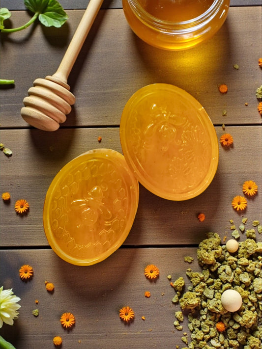 Turmeric Double Honey Facial Soap – Gentle, Hydrating Cleanse for a Natural Glow