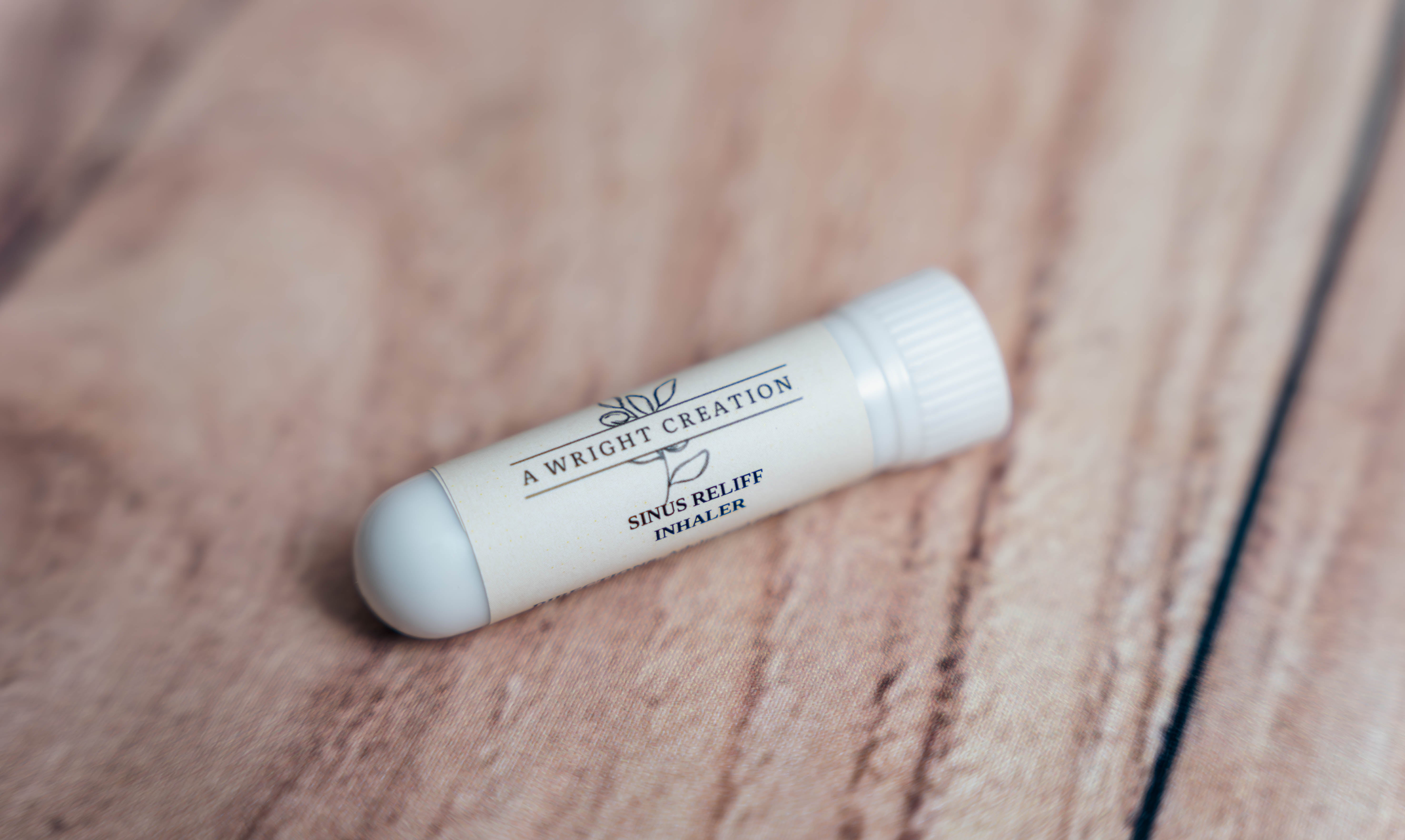 Natural Recue Inhaler Breathe Easy Herbal Aromatherapy Inhaler | A Wright Creation
