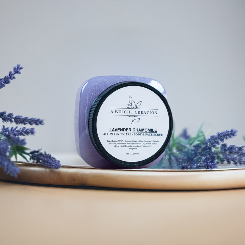 Lavender & Chamomile Exfoliator - Sugar Scrub