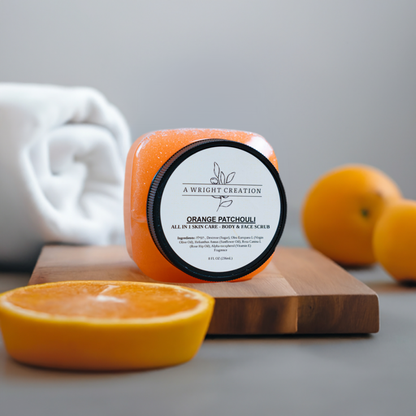 Orange Patchouli Exfoliator - Body Sugar Scrub