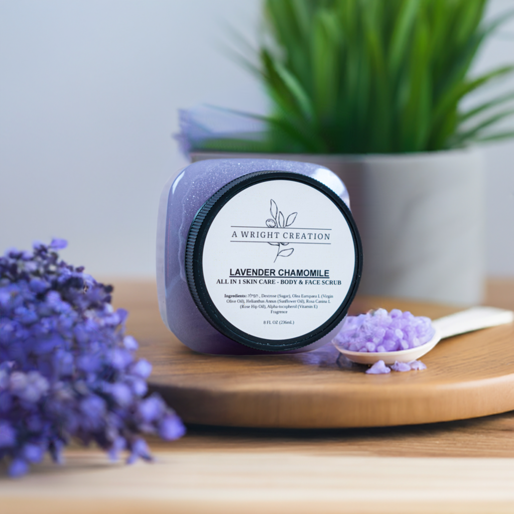 Lavender & Chamomile Exfoliator - Sugar Scrub