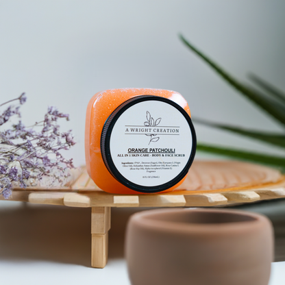 Orange Patchouli Exfoliator - Body Sugar Scrub