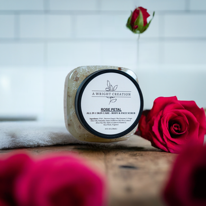 Rose Petal Exfoliator - Sugar Scrub